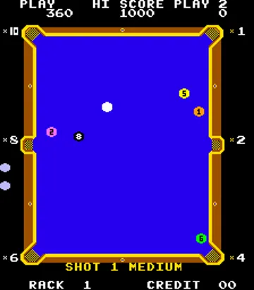 Eight Ball Action (DK conversion) screen shot game playing